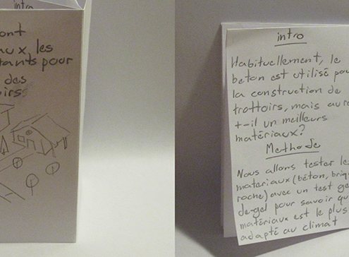 Vue extérieure et intérieure de ce zine.
