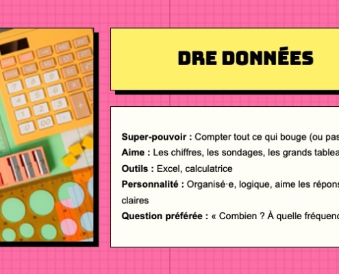 Une diapositive qui présente les caractéristiques d’un profil type de chercheur ou chercheuse en recherche quantitative.