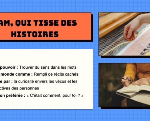 Une diapositive qui présente les caractéristiques d’un profil type de chercheur ou chercheuse en recherche qualitative